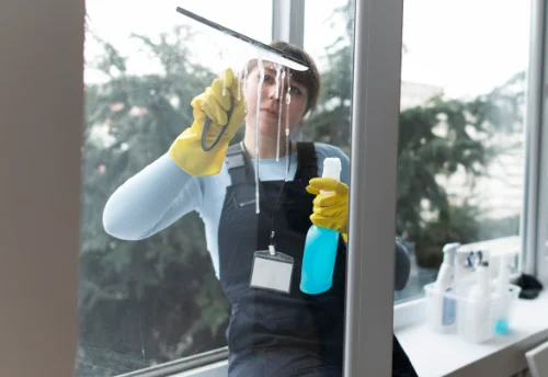 Nettoyage de vitres intérieures et extérieures à la Chapelle-Hugon